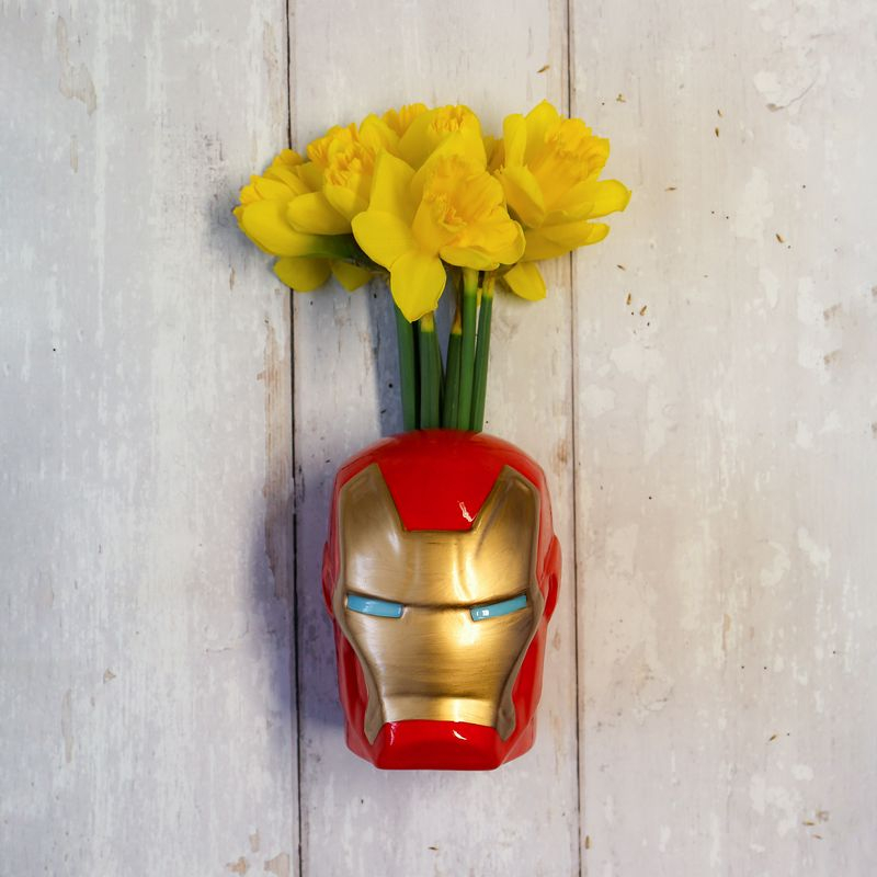 Iron Man Vægvase (9 x 12 cm) | Iron Man Vase - Temashop