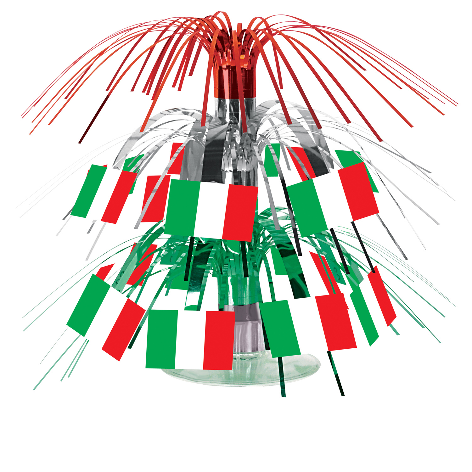 Italiensk Flag Borddekoration