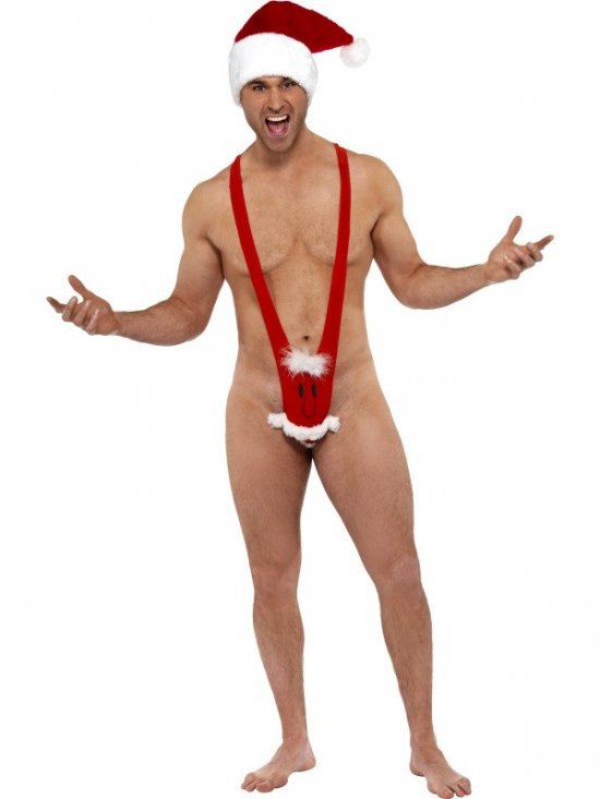 Julemands Mankini Kostume