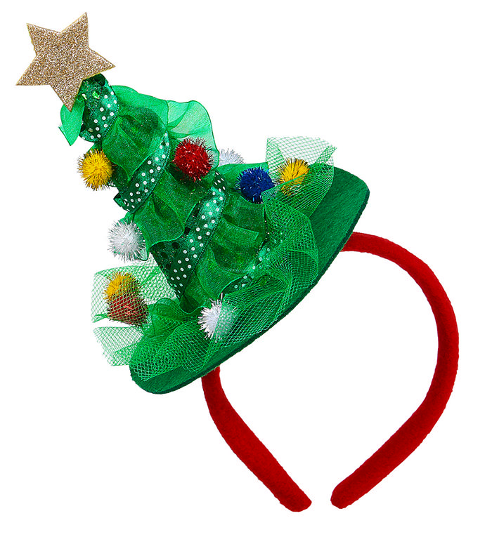 Juletræ Hårbøjle | Juletræ Hårbøjle / Pandebånd / Hårbånd - Hovedtilbehør - Temashop