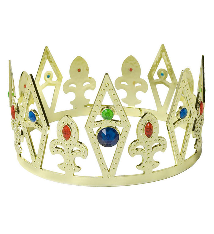 Juvel Royal Krone | Konge Hat / Hue / Hjelm - Hovedtilbehør - Temashop