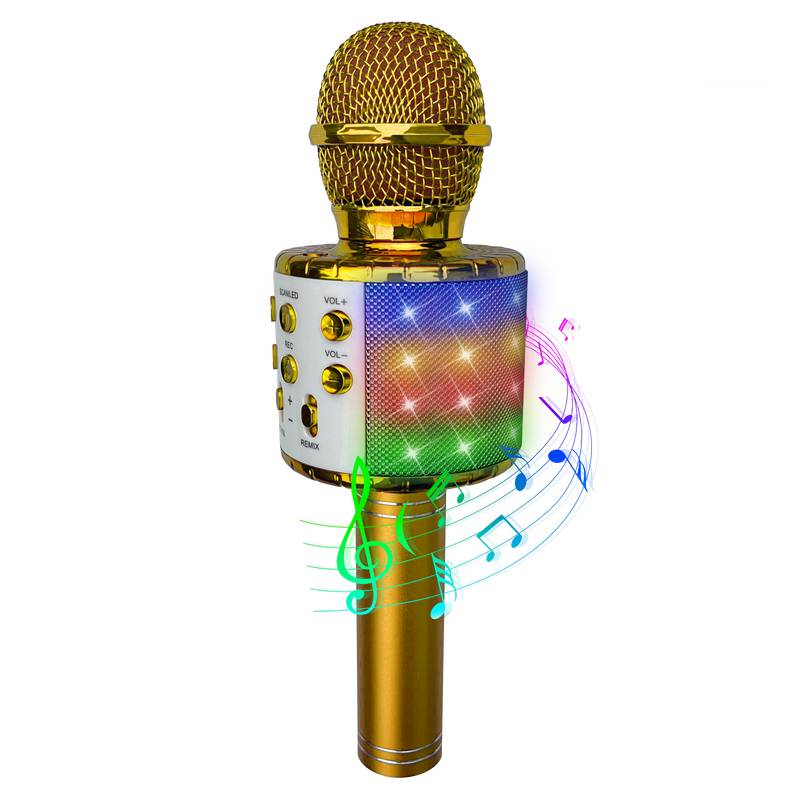 Karaoke Mikrofon Guld