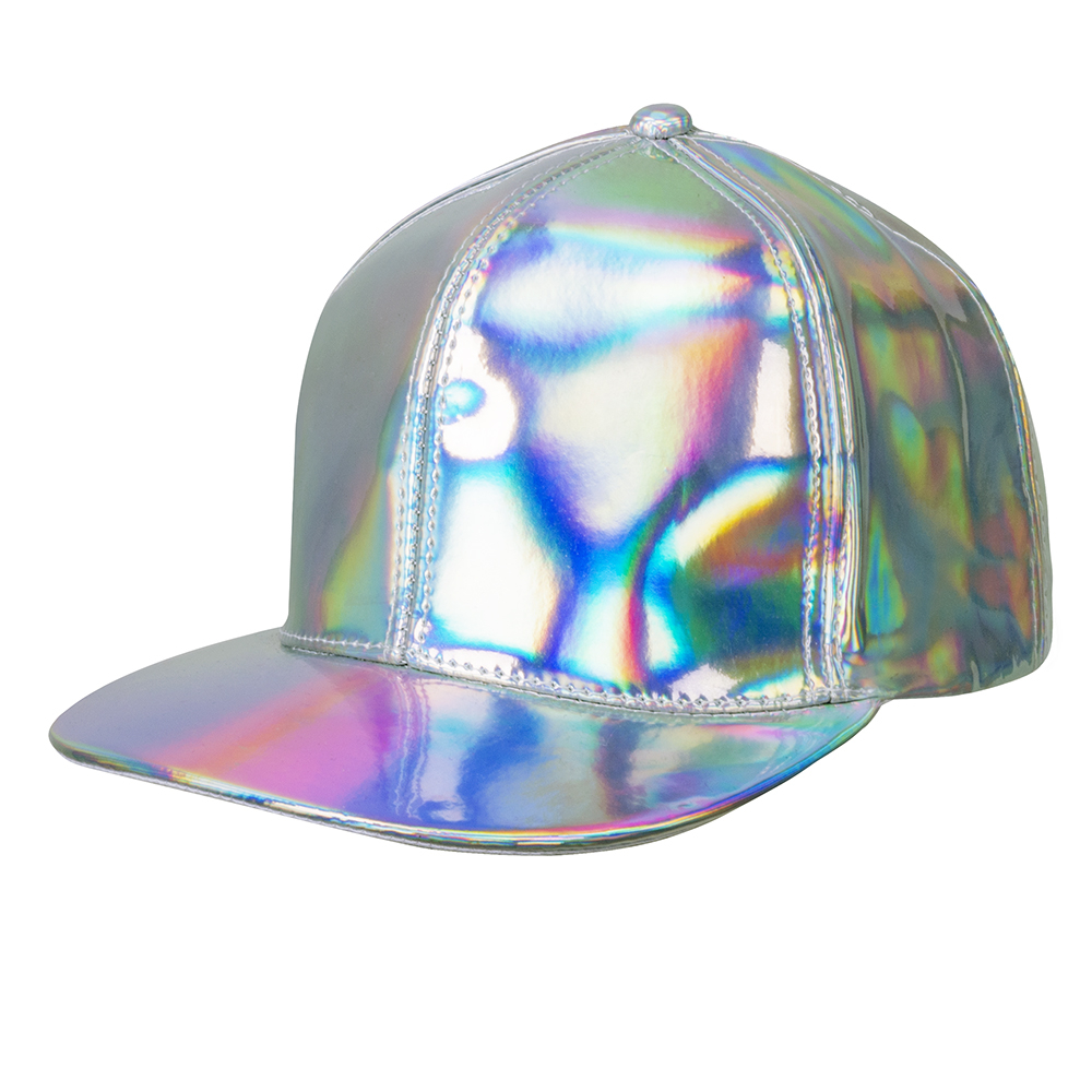 Kasket Sølv | 80'erne Totally Hat / Hue / Hjelm - Hovedtilbehør - Temashop