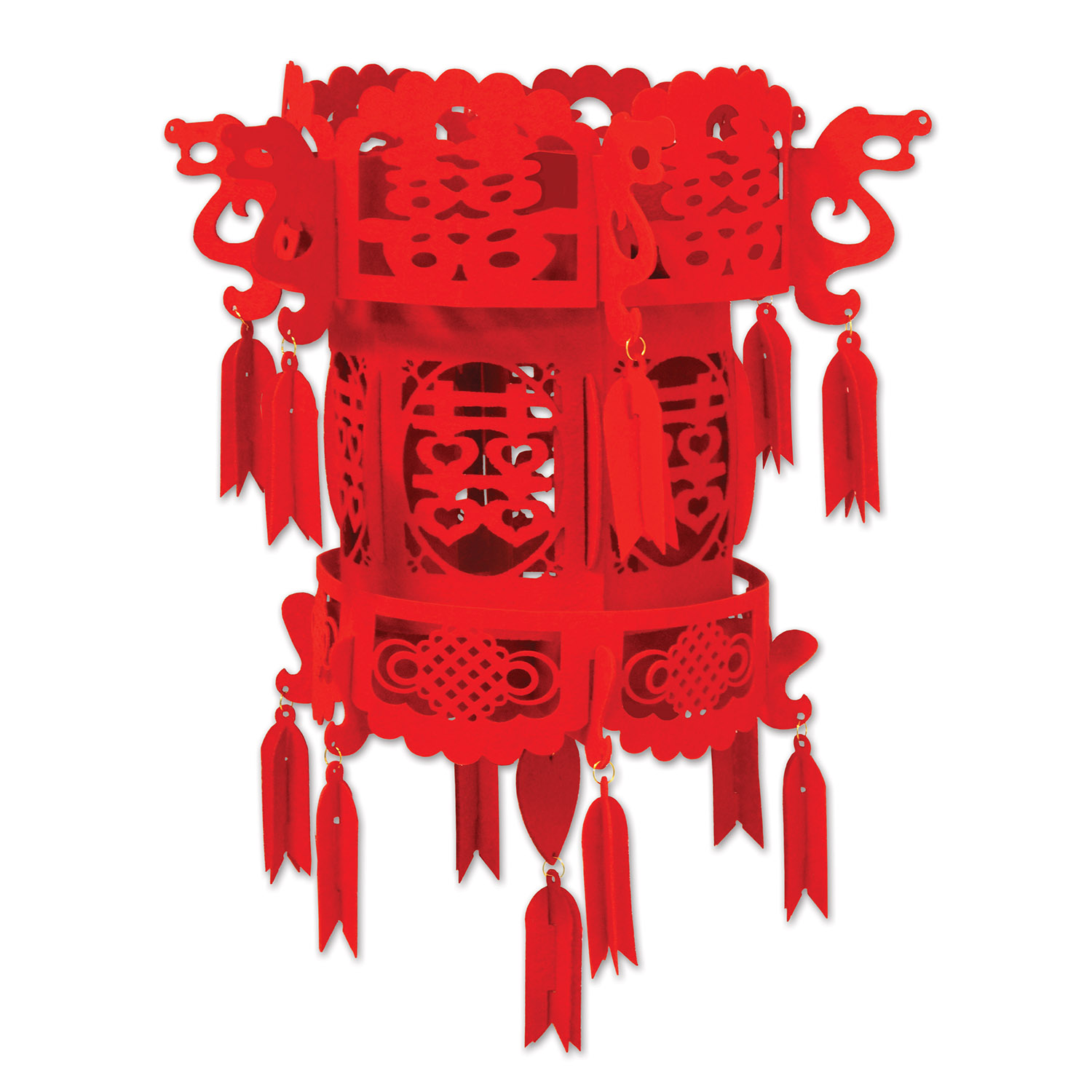 Kinesisk Lanterne - 1 stk (46 cm) | Asien Lanterner - Temashop