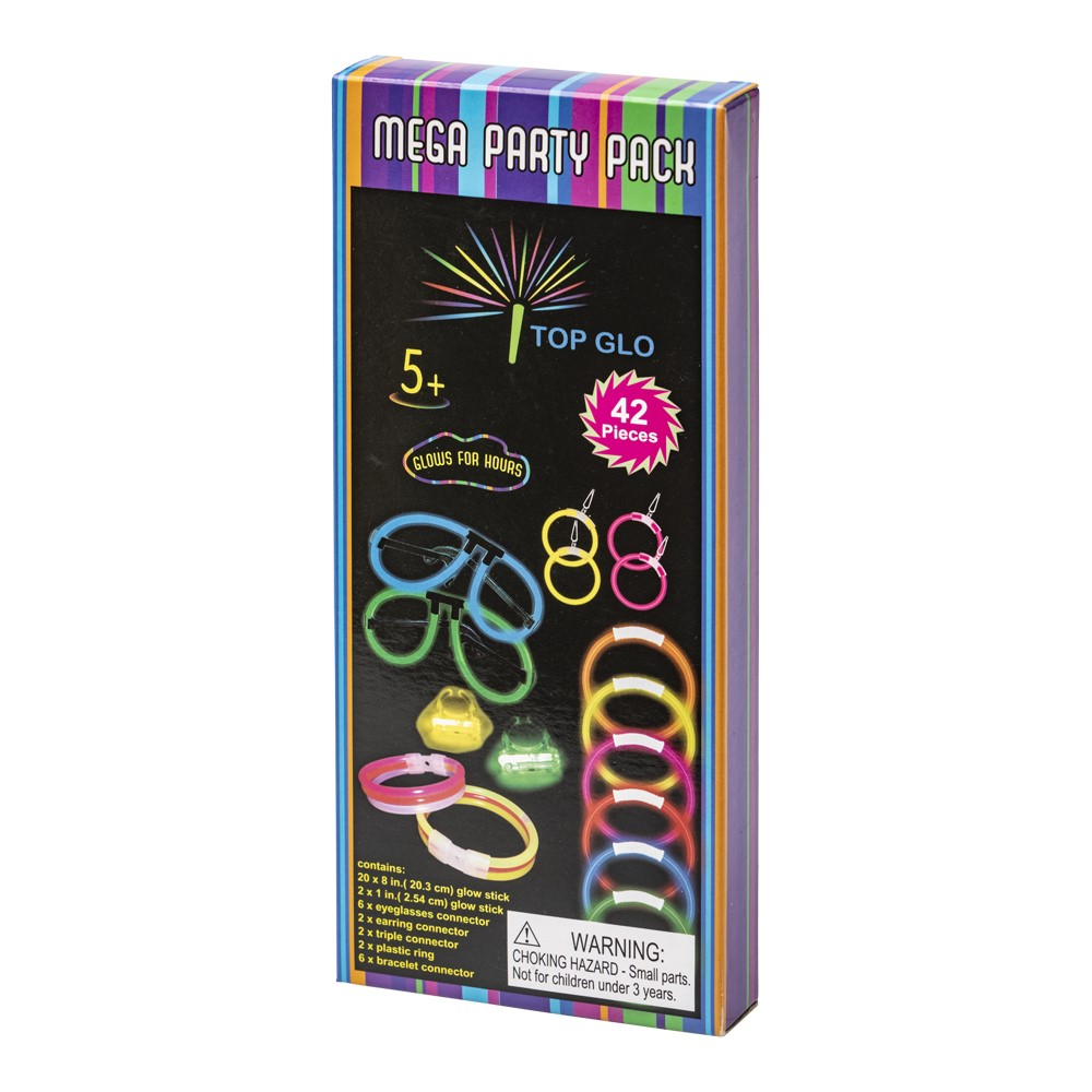 Knæklys Festpakke | UV / Neon Lyseffekter / Knæklys - Kropstilbehør - Temashop