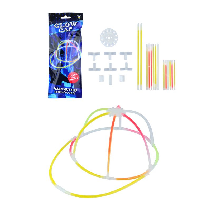 Knæklys Kasket | UV / Neon Lyseffekter / Knæklys - Kropstilbehør - Temashop