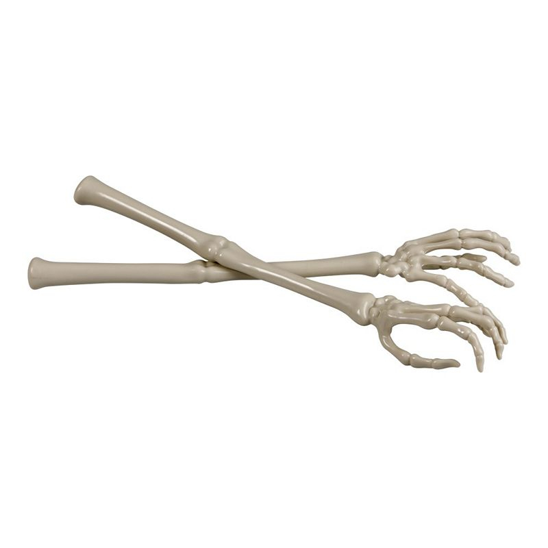 Knogle Salatbestik - 2 stk (32 cm) | Skelet Bestik - Temashop