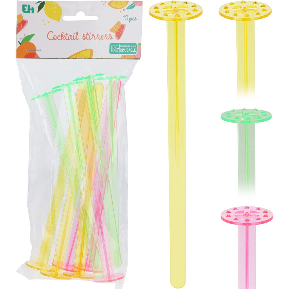 Cocktailrørere Multi (16,5 x Ø 2,8 cm) | Drinks Drinkspinde - Temashop