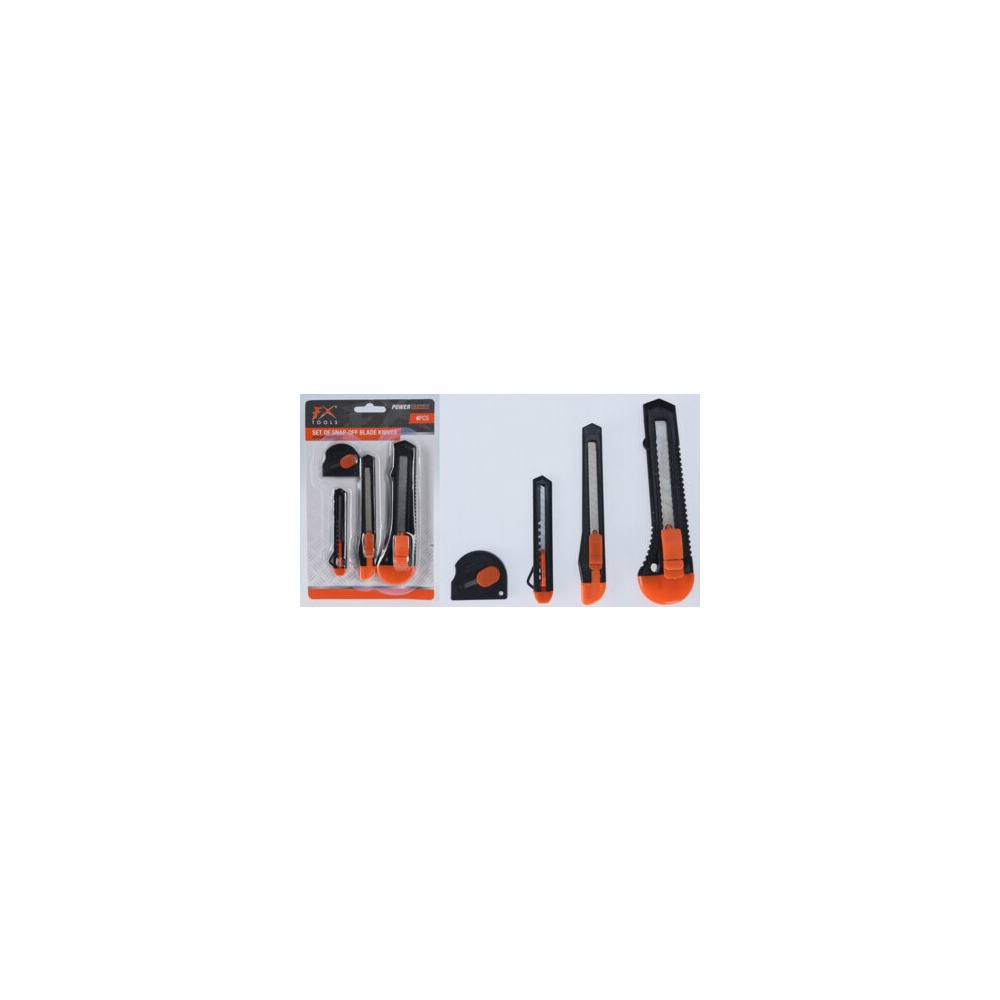 Knivsæt Orange/Sort