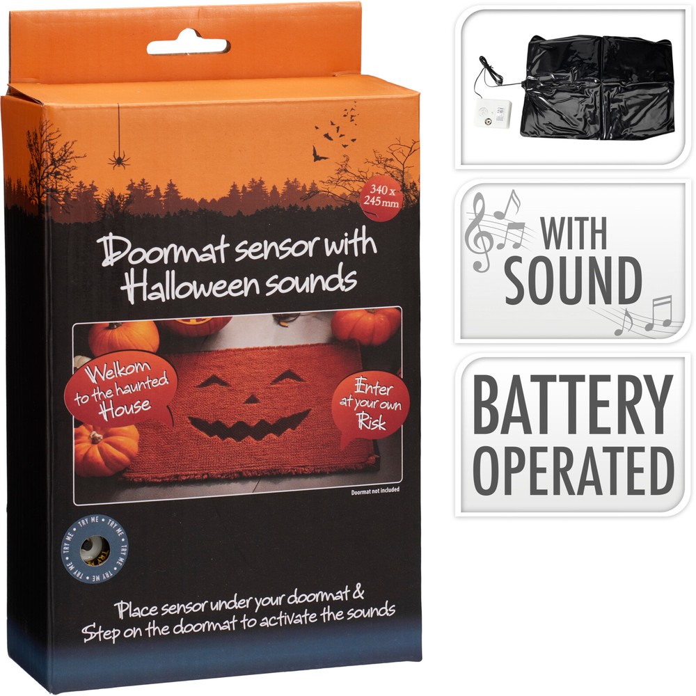 Halloween Dørmåttesensor Med Lyd