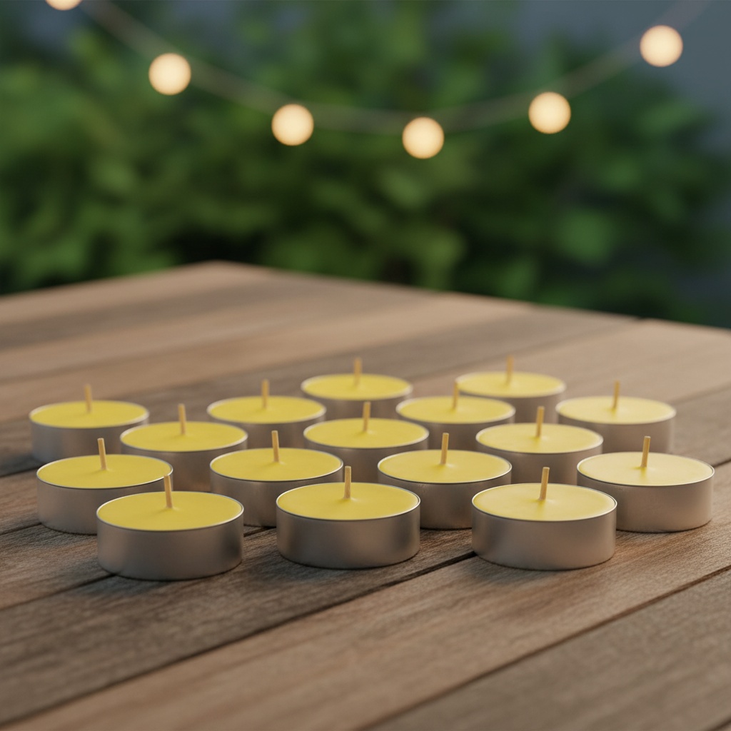 Citronella Fyrfadslys - 15 stk - Temashop