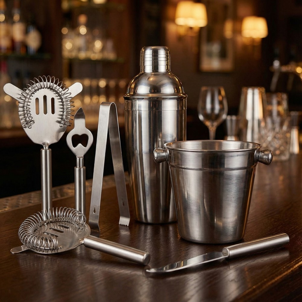 Cocktail Sæt Rustfri Stål - Temashop