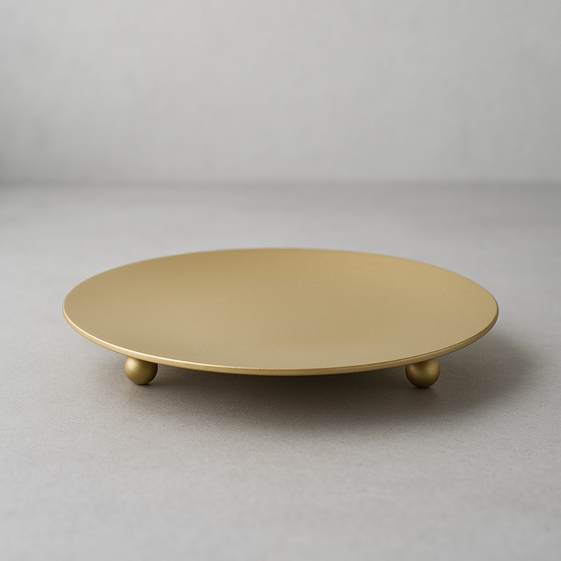 Bloklys Fad Guld - 1 stk (12 x 1,5 cm) | Guld tema Fade - Temashop