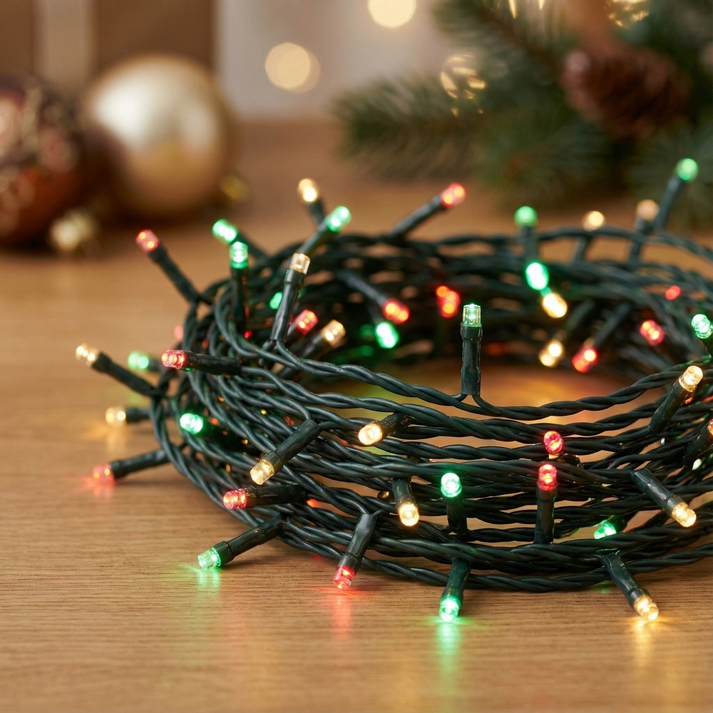 LED Lyskæde Rød/Grøn/Hvid