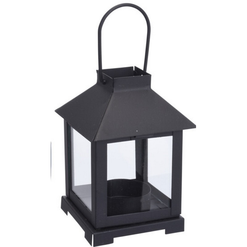 Lanterne Fyrfadsholder - 1 stk (8 x 11,5 cm) - Temashop