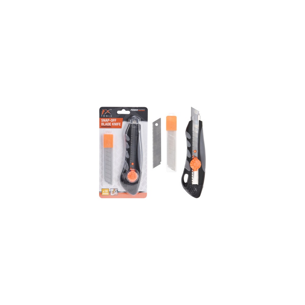 Hobbykniv / afbrækskniv med reserveblade (17 cm) - Temashop