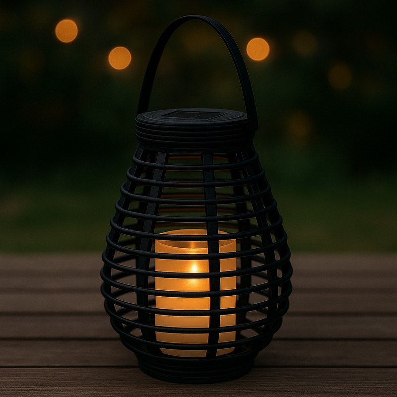 Solcelle Lanterne Oval