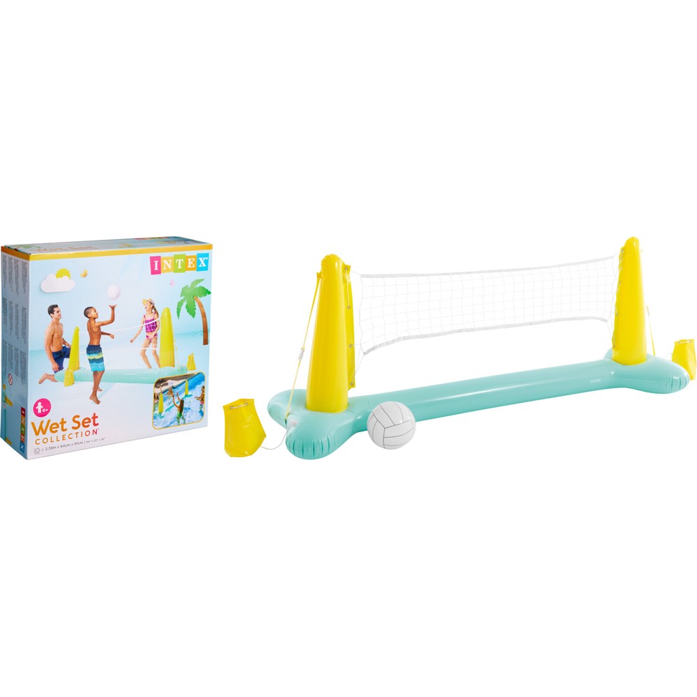 Oppusteligt Pool Volleyballspil (239 x 64 x 91 cm) | Pool party Vand Udstyr - Temashop