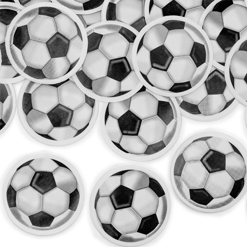 Konfettirør Fodbolde - 1 stk (40 cm) | Fodbold Konfetti - Temashop