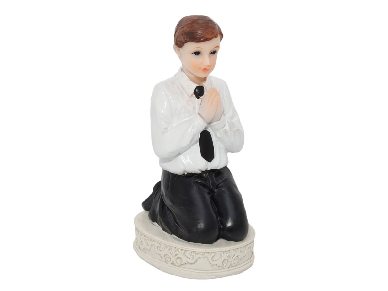 Konfirmand Dreng Topfigur Kagetopper - 1 stk (11 cm) | Konfirmation Kagefigur / kagetopper - Temashop