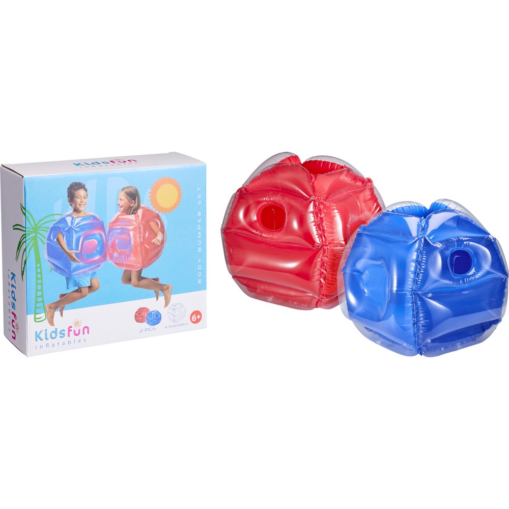 Oppusteligt Body Bumper Sæt Rød/Blå (63 x 63 x 58 cm) | Udendørsspil Oppusteligt - Temashop