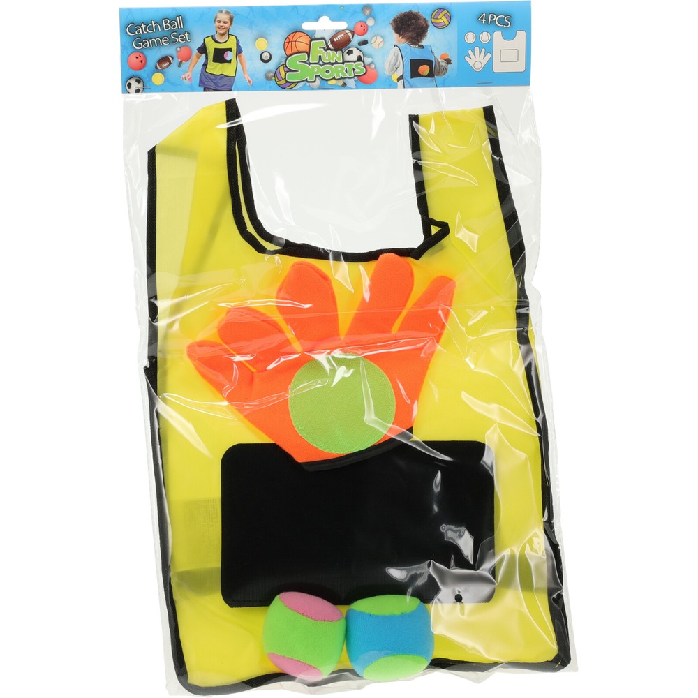 Fangeboldspil Neon (34,5 cm & Ø 7 cm) | Udendørsspil Legetøj - Temashop