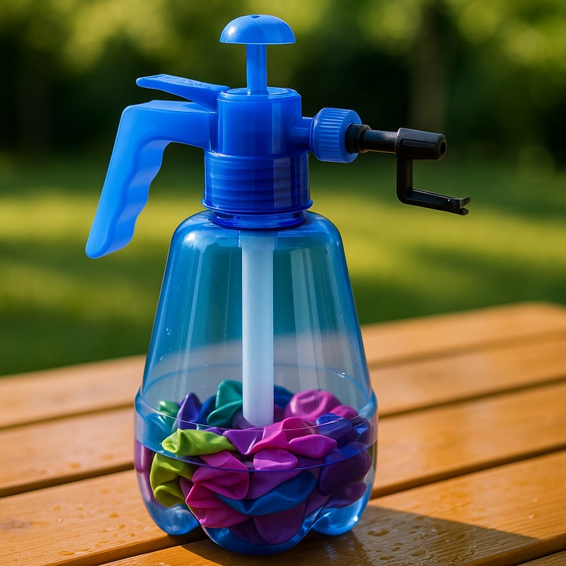 Vandballon Pumpe & Vandballoner (1500 ml) | Udendørsspil Vandballoner - Temashop