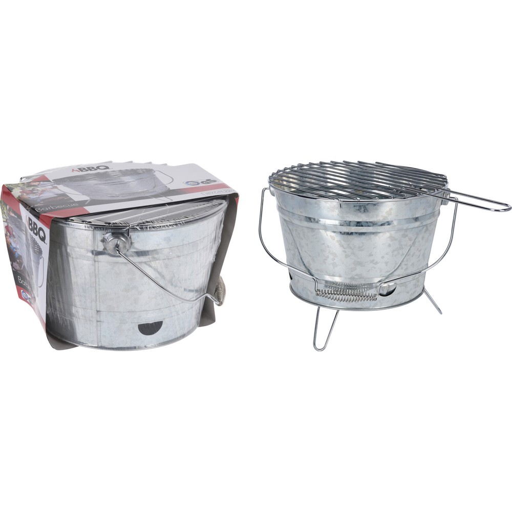 Zink Kulgrill (22 x Ø 27 cm) | Barbecue Mad, Drikke & Køkken Udstyr - Temashop