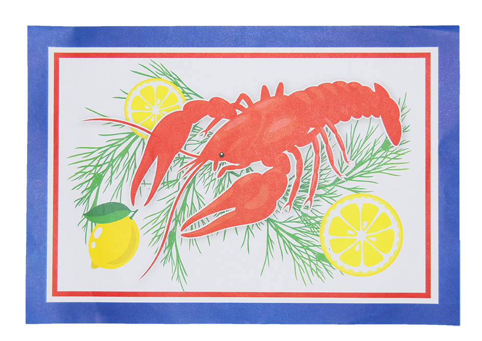 Krebsegilde Dækkeservietter