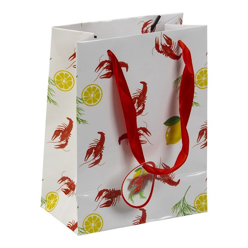 Krebsegilde Gavepose - 1 stk (17,5 x 23 cm) | Krebsegilde Poser / Goodiebags - Temashop