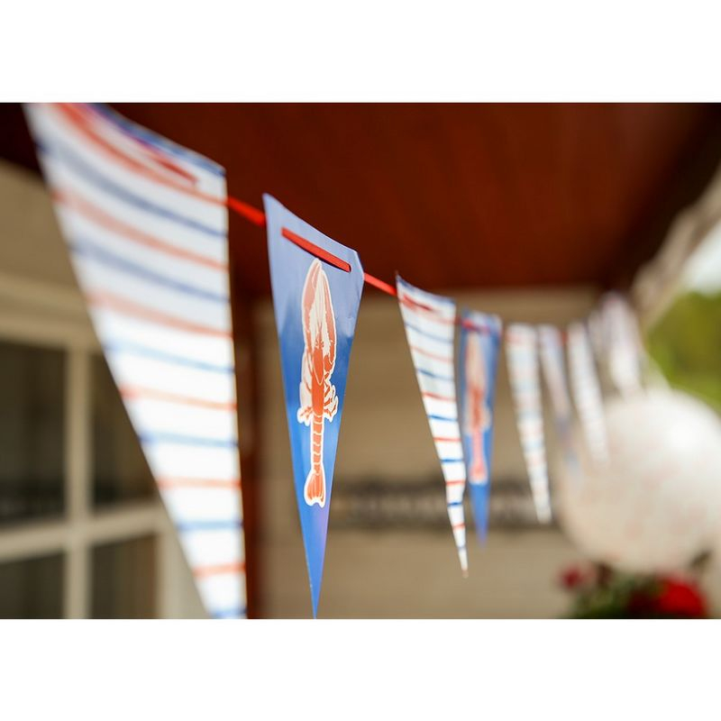 Krebsegilde Guirlande Blå