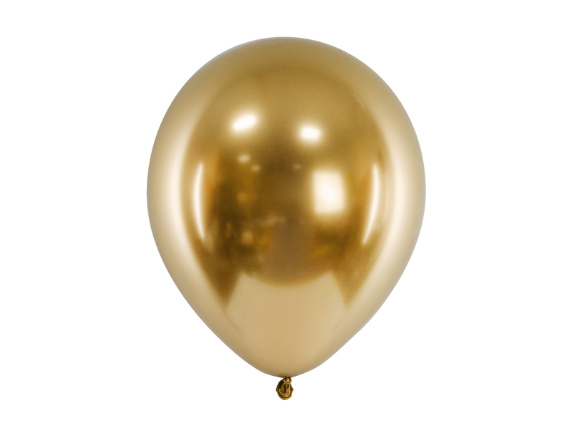 Krom Balloner Guld - 50 stk (30 cm) | Guld tema Latexballoner - Temashop