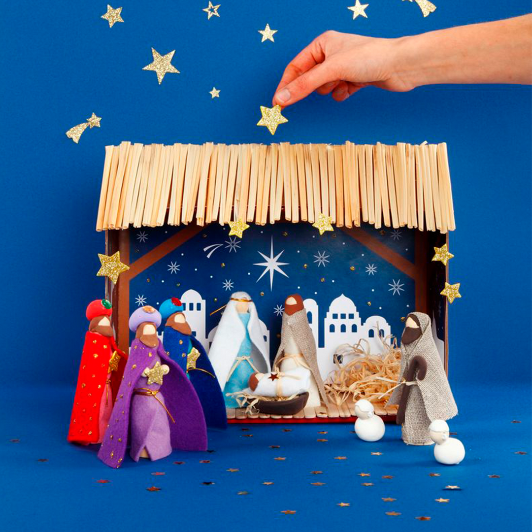 Krybbespil julelandskab, DIY