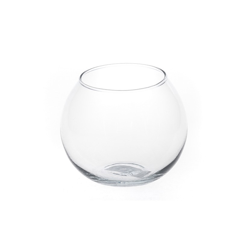 Kugle Glasvase - 1 stk (12 x 10 cm) - Temashop
