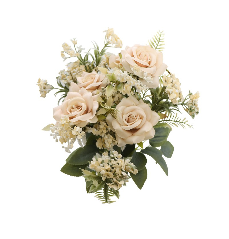 Kunstig Blomsterbuket Elfenbenshvid