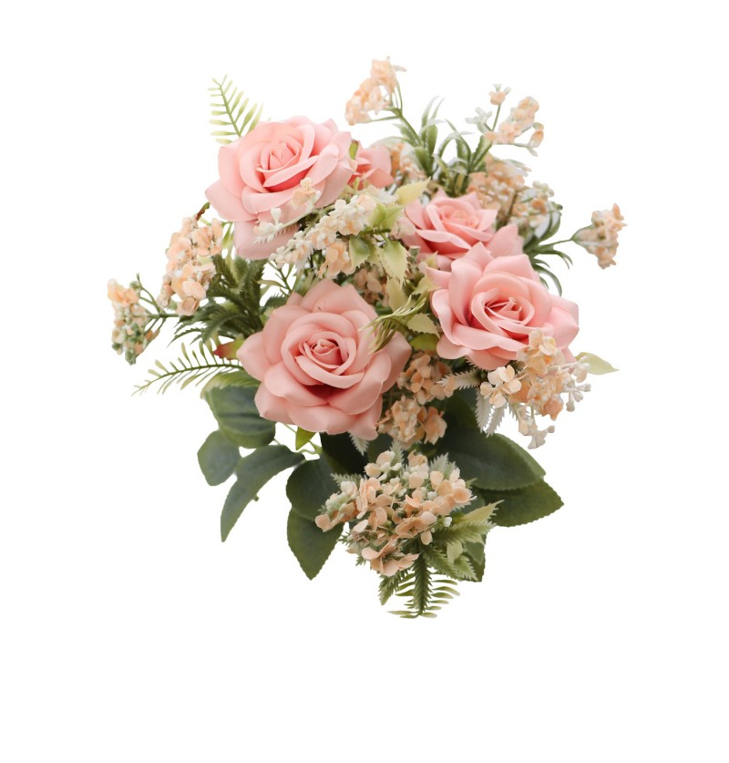 Kunstig Blomsterbuket Lyserød