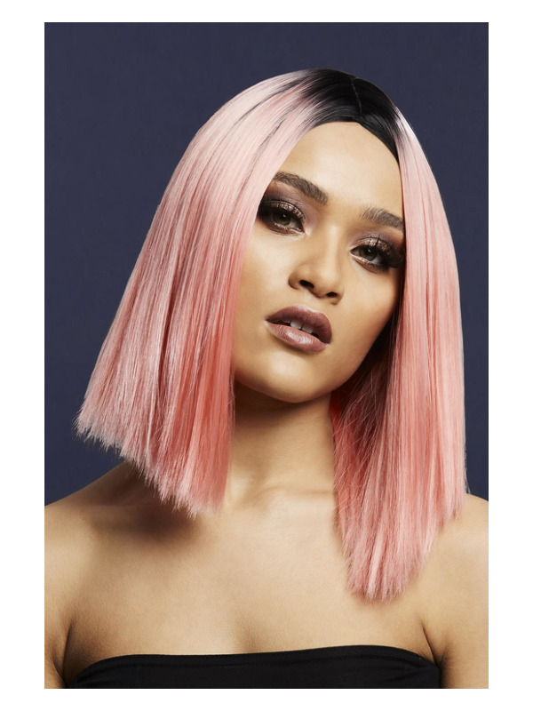 Kylie Paryk Koralpink | Paryk - Hovedtilbehør - Temashop