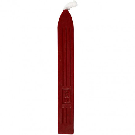 Lak, Rød - 1 stk (10 cm) | Rødt tema Vokssegl - Temashop