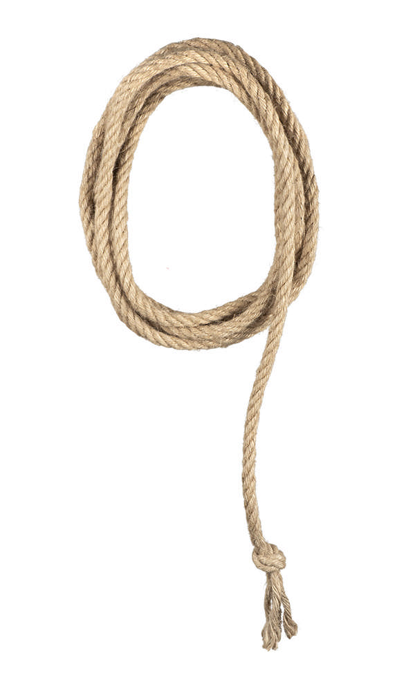 Lasso Reb - 1 stk (185 cm) | Det vilde vesten Våben - Temashop