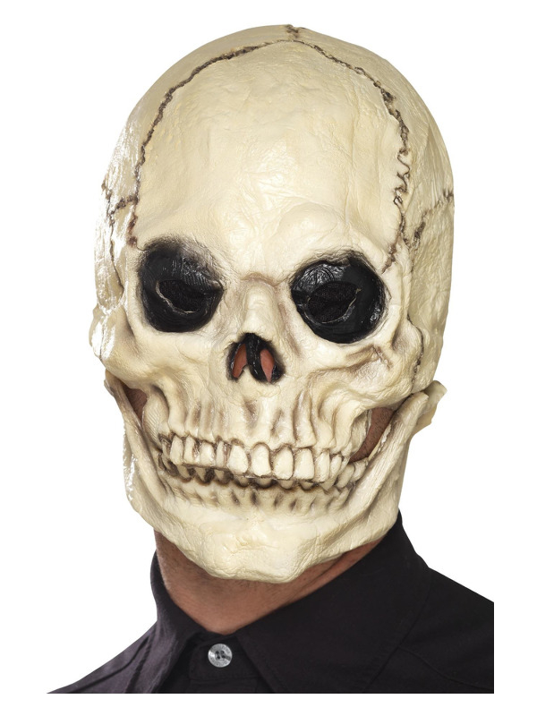 Latex Skum Skeletmaske | Skelet Maske - Hovedtilbehør - Temashop