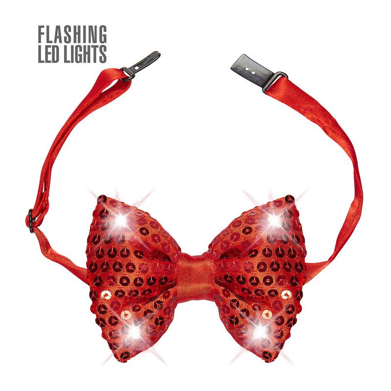 LED Rød Butterfly | Tryllekunster Butterfly - Beklædning - Temashop