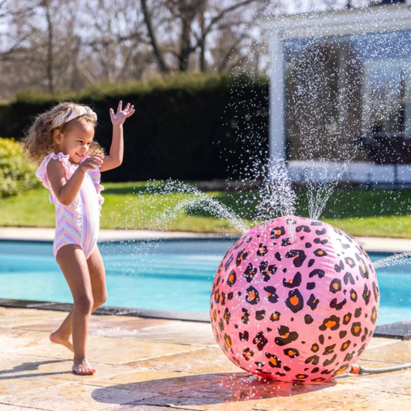 Leopard Sprinkler Bold Lyserød | Leopard Vand Udstyr - Temashop
