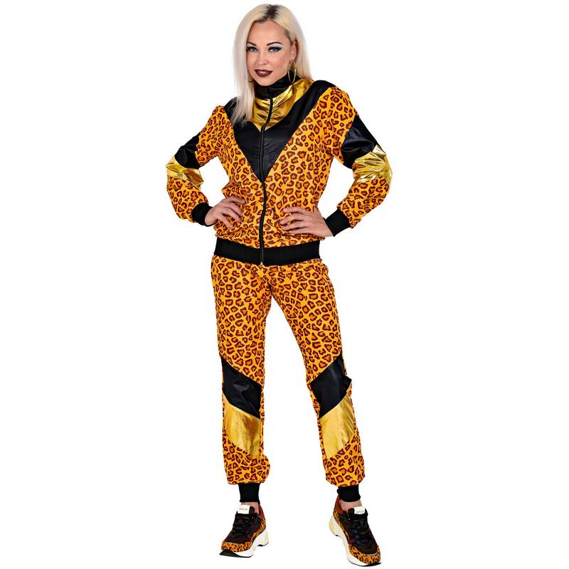 Leopard Træningsdragt Kostume - Dyr kostume til voksne i størrelserne S-XL | Leopard - Temashop