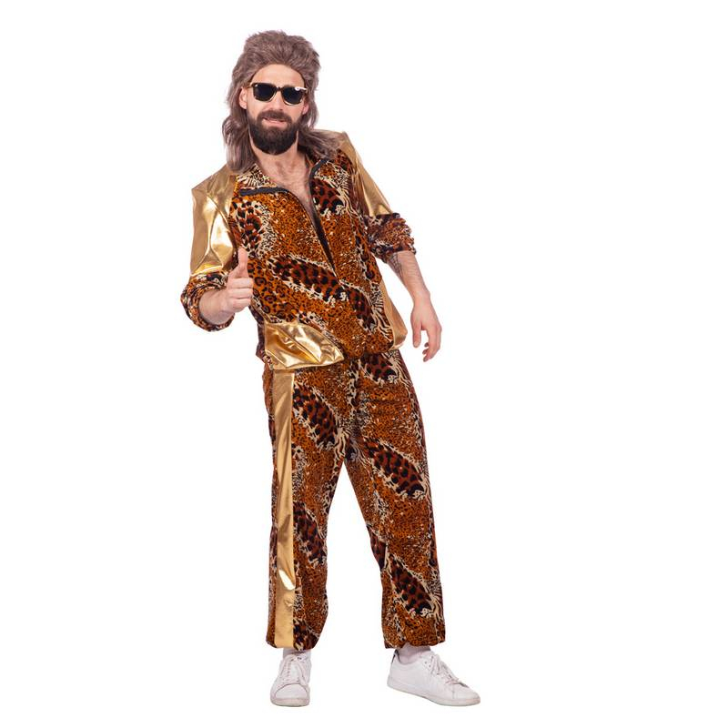 Leopard Træningsdragt Kostume - Dyr kostume til voksne i størrelserne S-3XL | Leopard kostume til mænd - Temashop