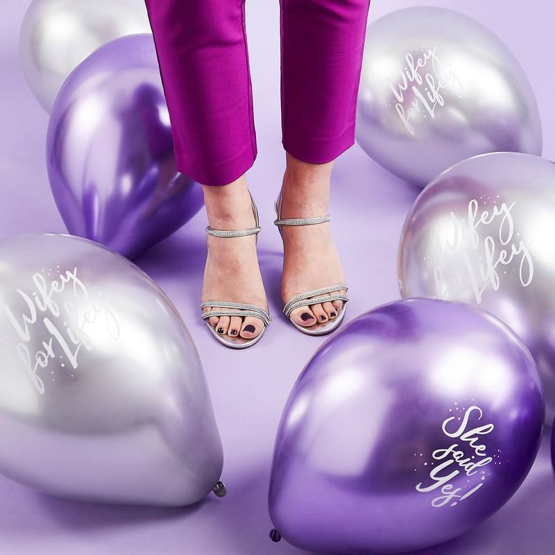 Lilla Bride Squad Balloner