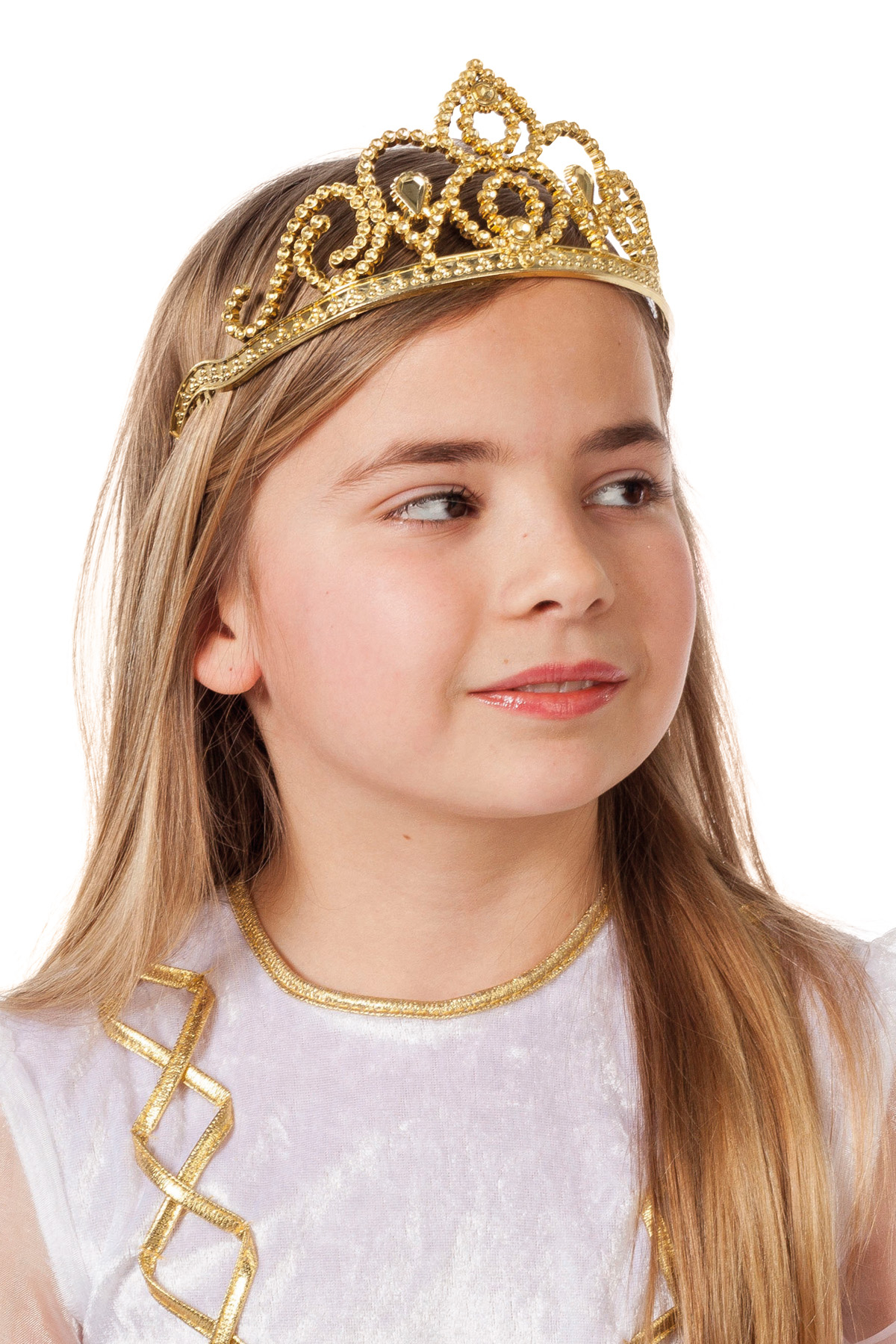 Lille Prinsesse Tiara Guld | Prinsesse Tiara - Smykker - Temashop