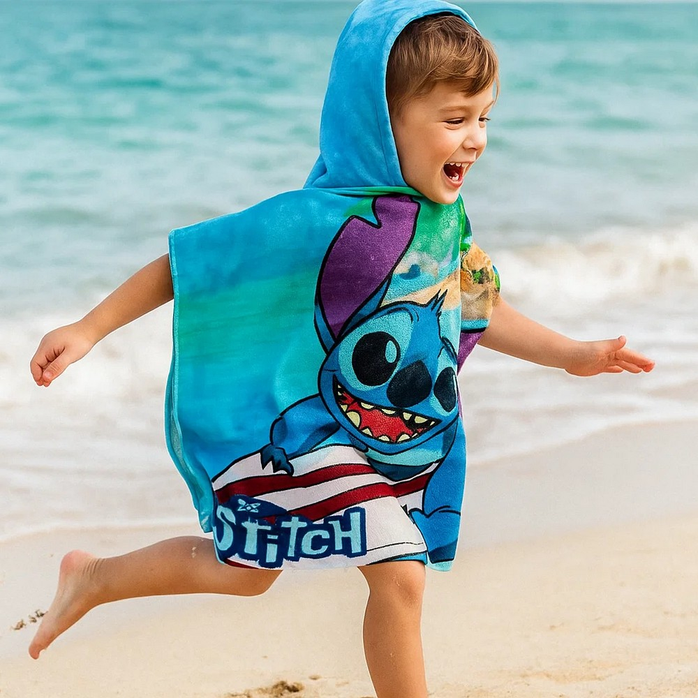 Lilo & Stitch Håndklædeponcho (110 x 55 cm) | Lilo & Stitch Overdel - Temashop