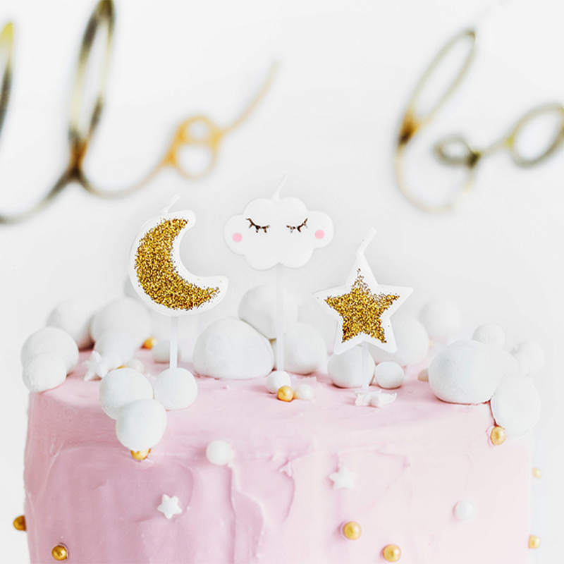 Little Star Kagelys - 5 stk (3 cm) - Temashop