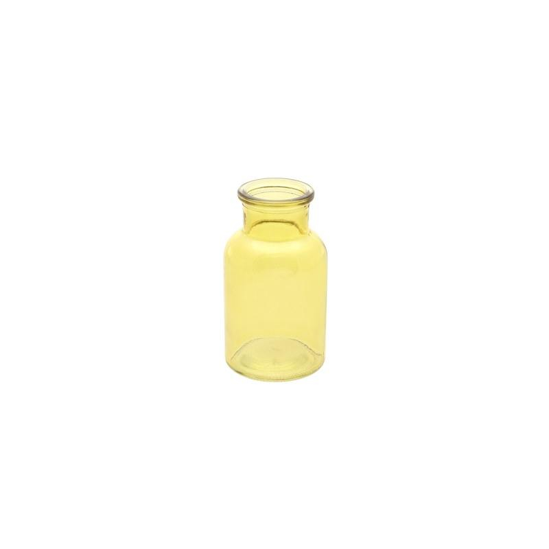 Lolita Glasvase Gul - 1 stk (5,7 x 10,5 cm) | Gul tema Vase - Temashop