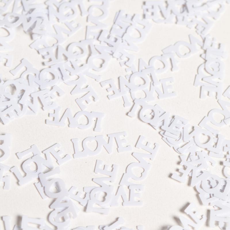 Love Konfetti Hvid - 1 pose (14 g) - Temashop